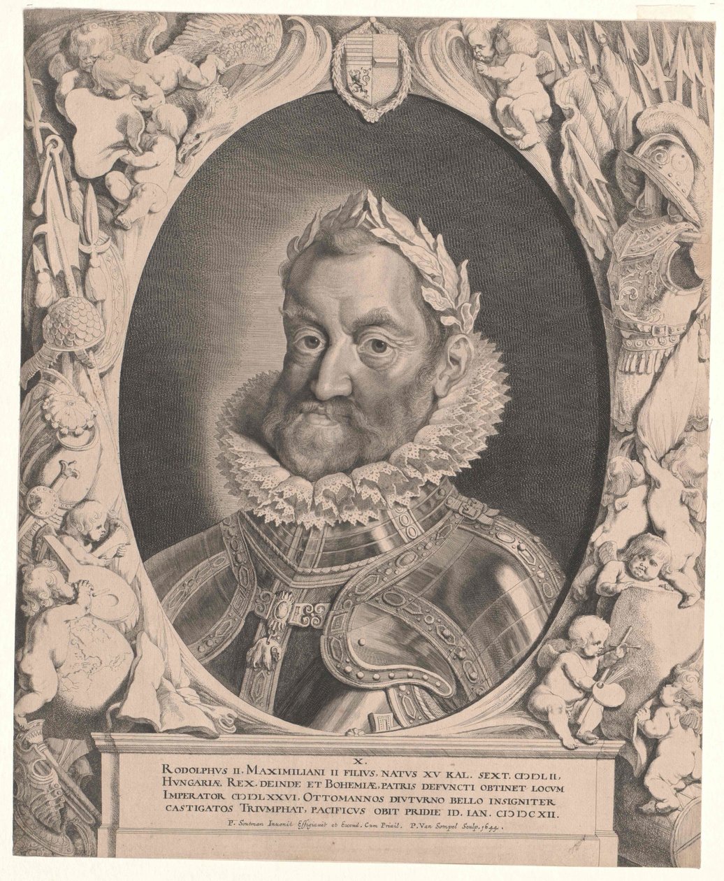 II. Rudolf szent római császár alkotó: Artist Unknown
