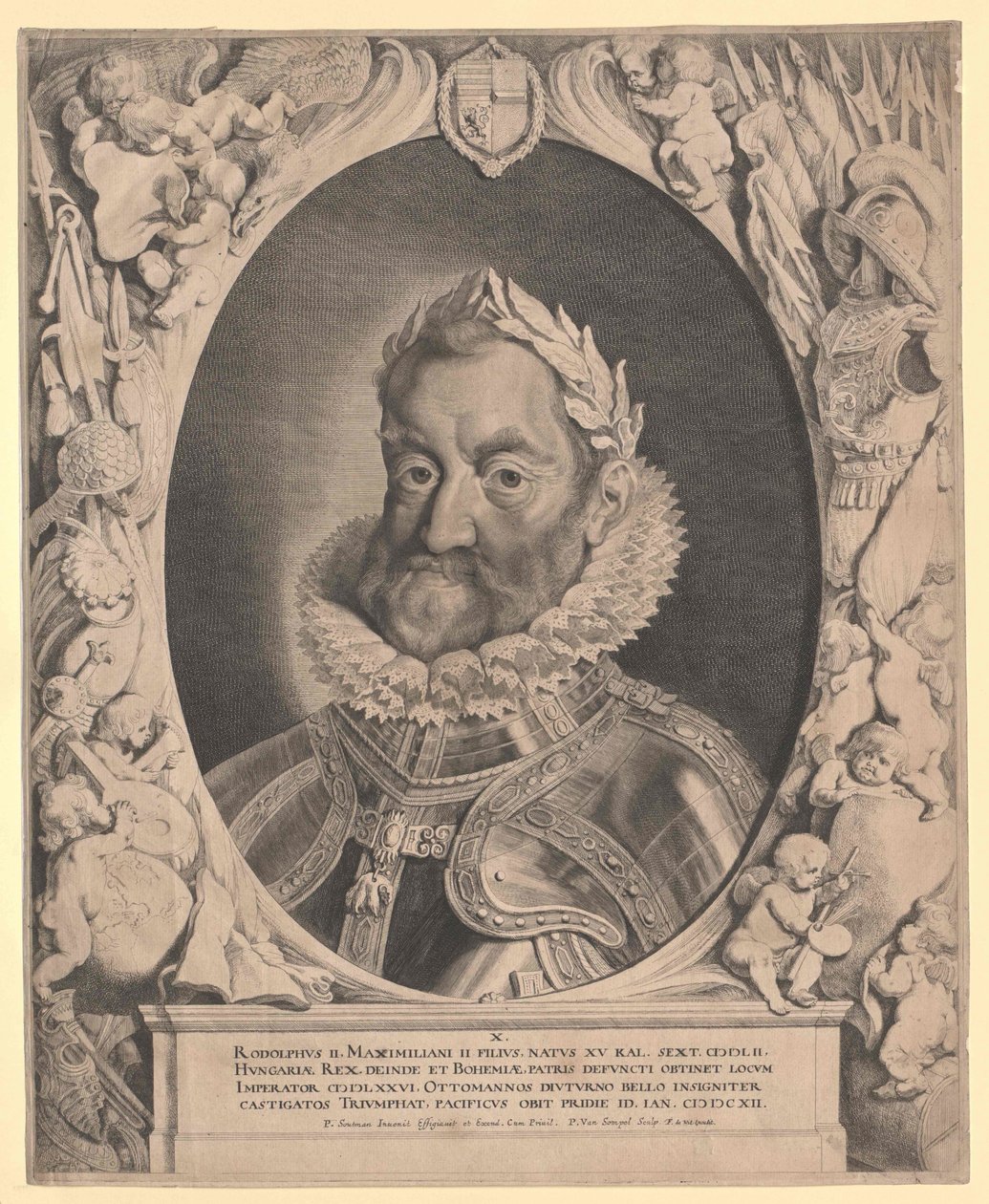 II. Rudolf szent római császár alkotó: Artist Unknown