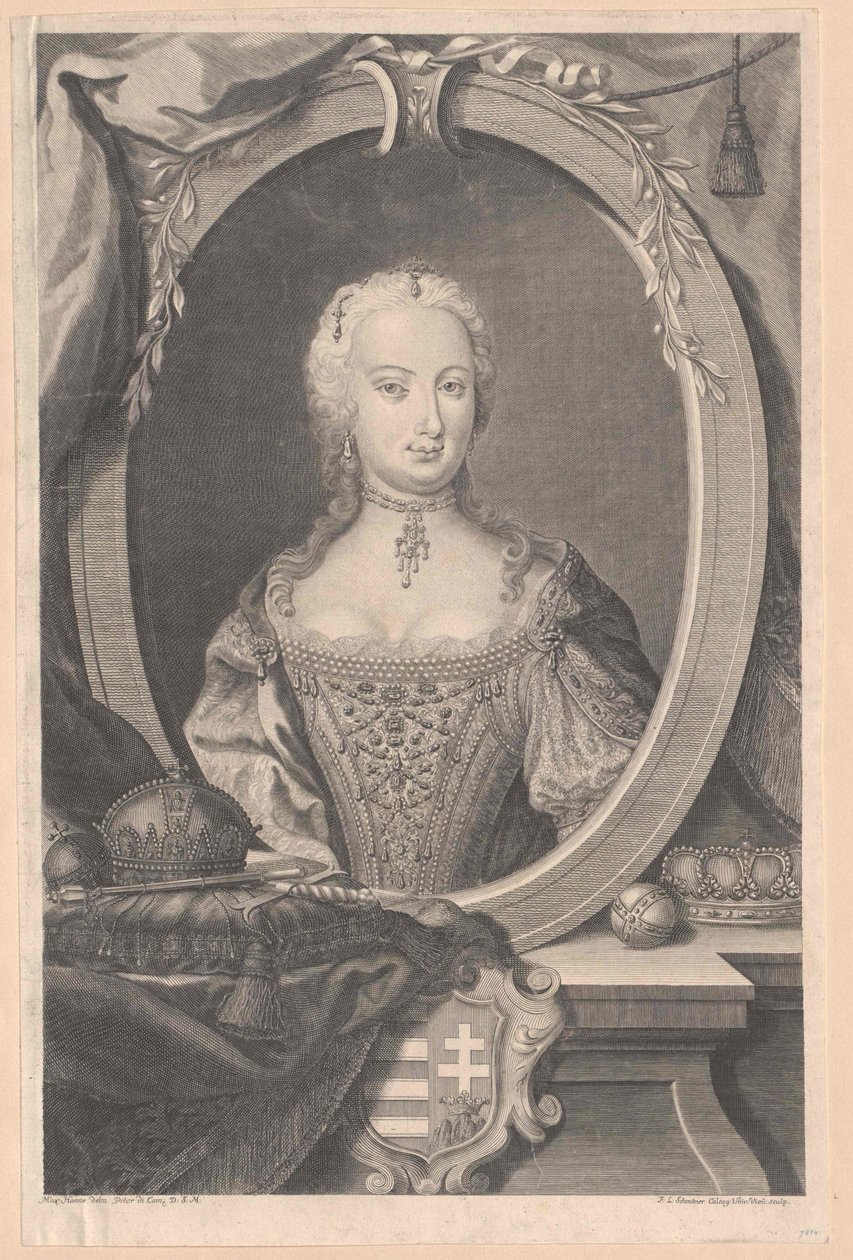 Mária Terézia római császárnő alkotó: Artist Unknown