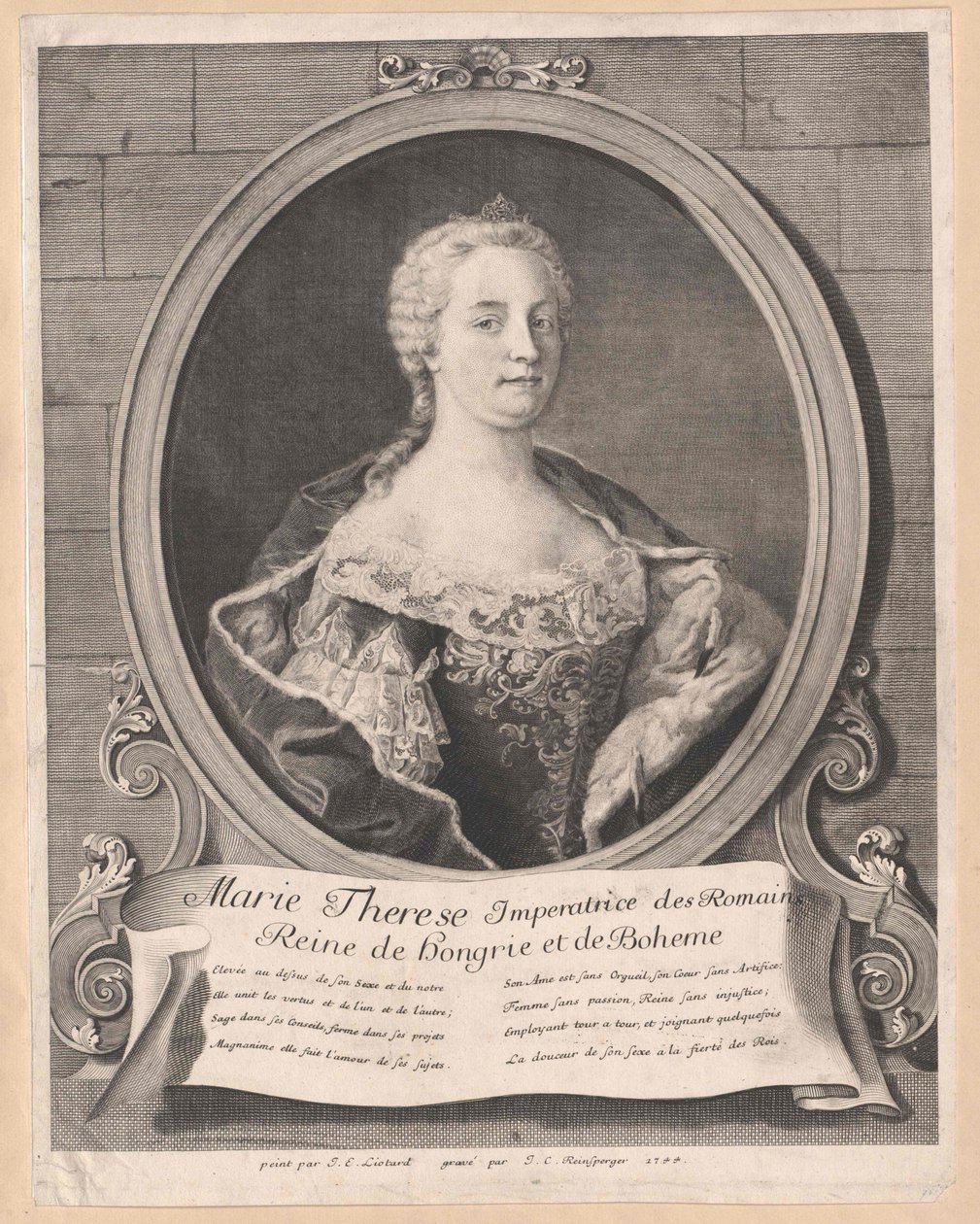 Mária Terézia római császárnő alkotó: Artist Unknown