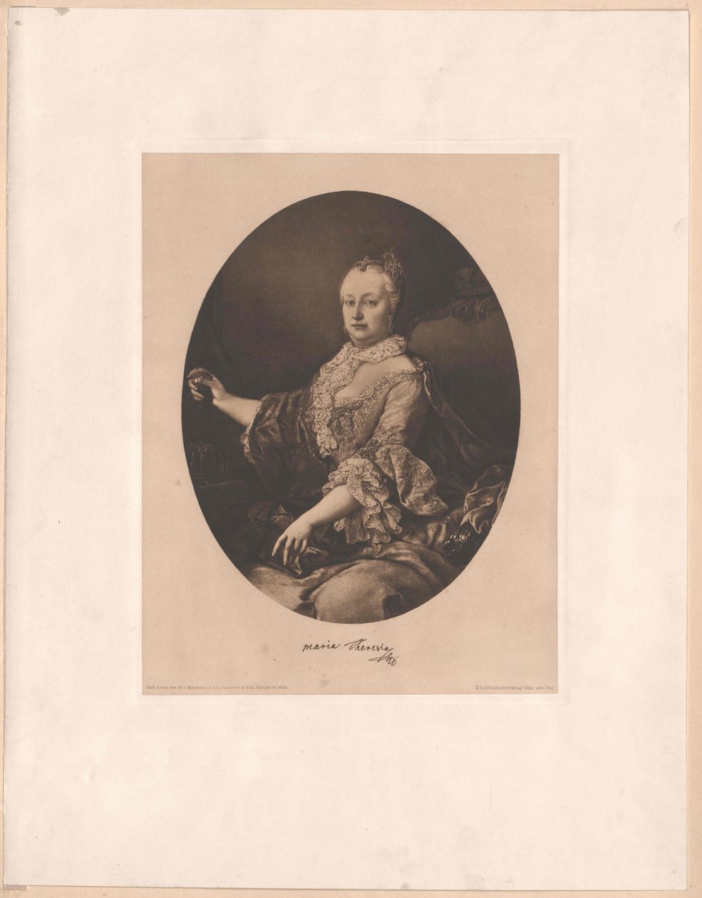 Mária Terézia szent római császárnő alkotó: Artist Unknown