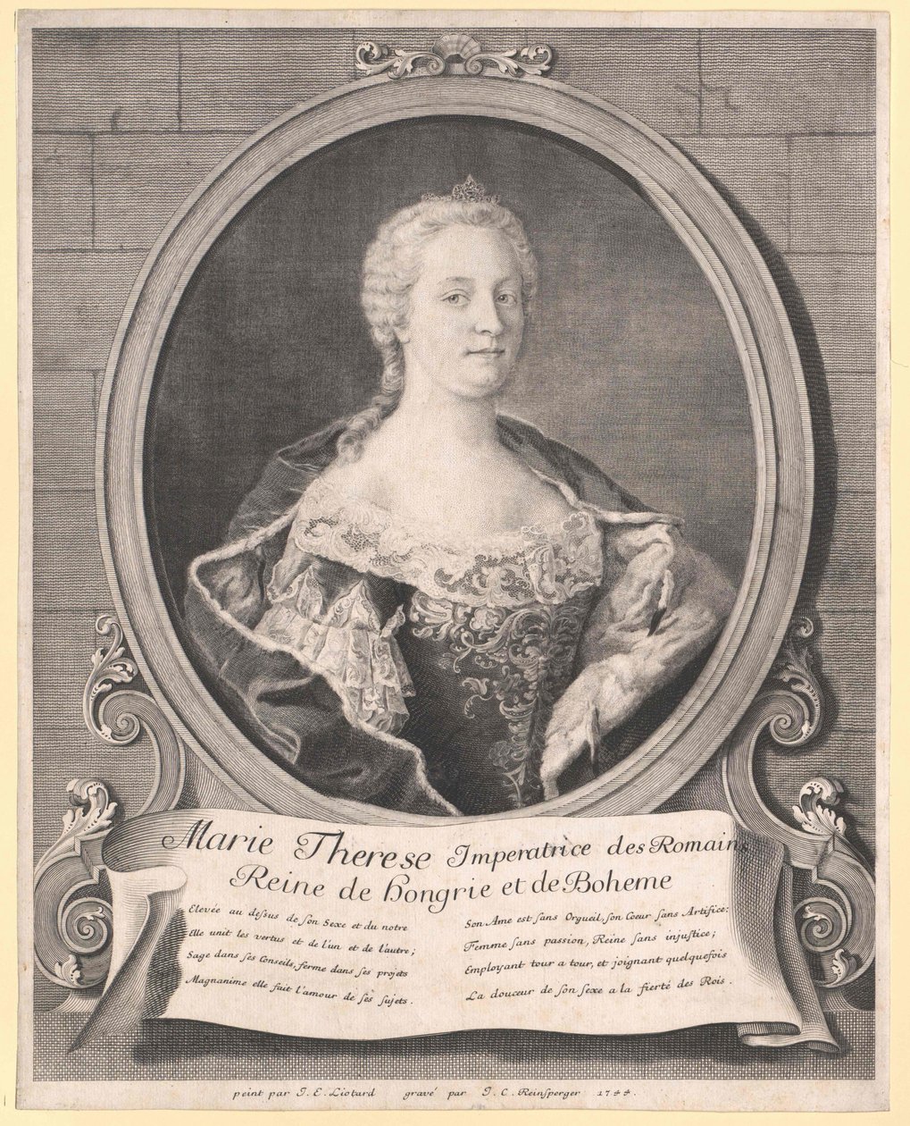 Mária Terézia szent római császárnő alkotó: Artist Unknown