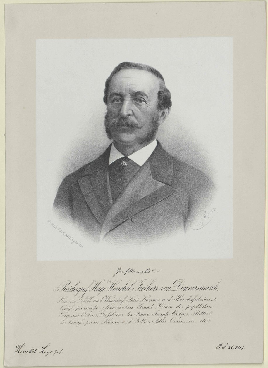 Hugo gróf Henckel-Donnersmarck alkotó: Artist Unknown
