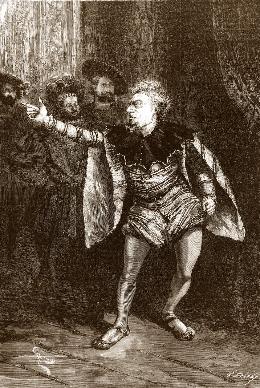 Illusztráció a Victor Hugo által írt "Le Roi s