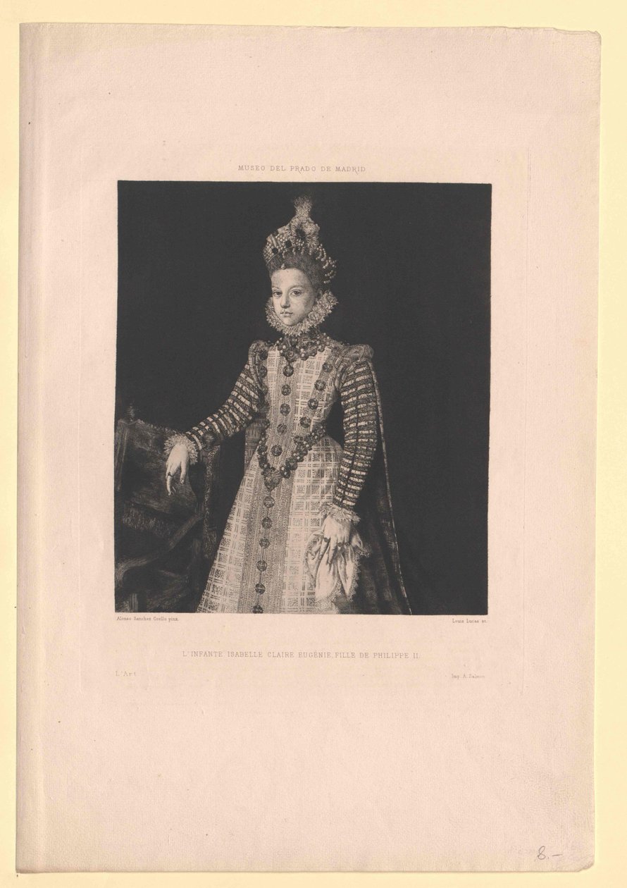 Izabella Klára Eugénia spanyol infánsnő alkotó: Artist Unknown