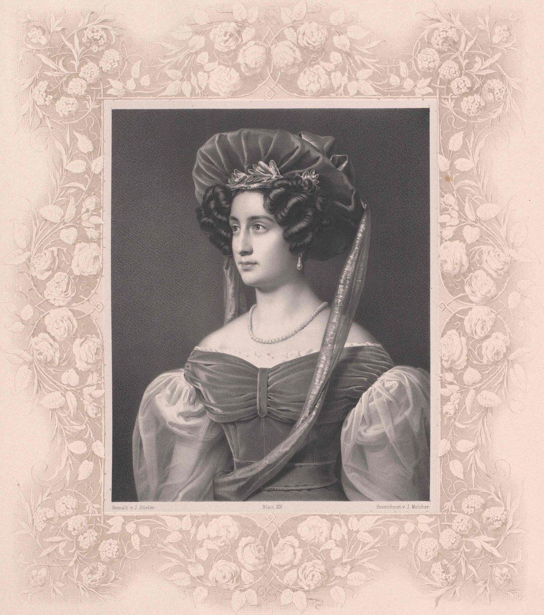 Tauffkircheni Izabella grófnő (nyomtatás) alkotó: Artist Unknown