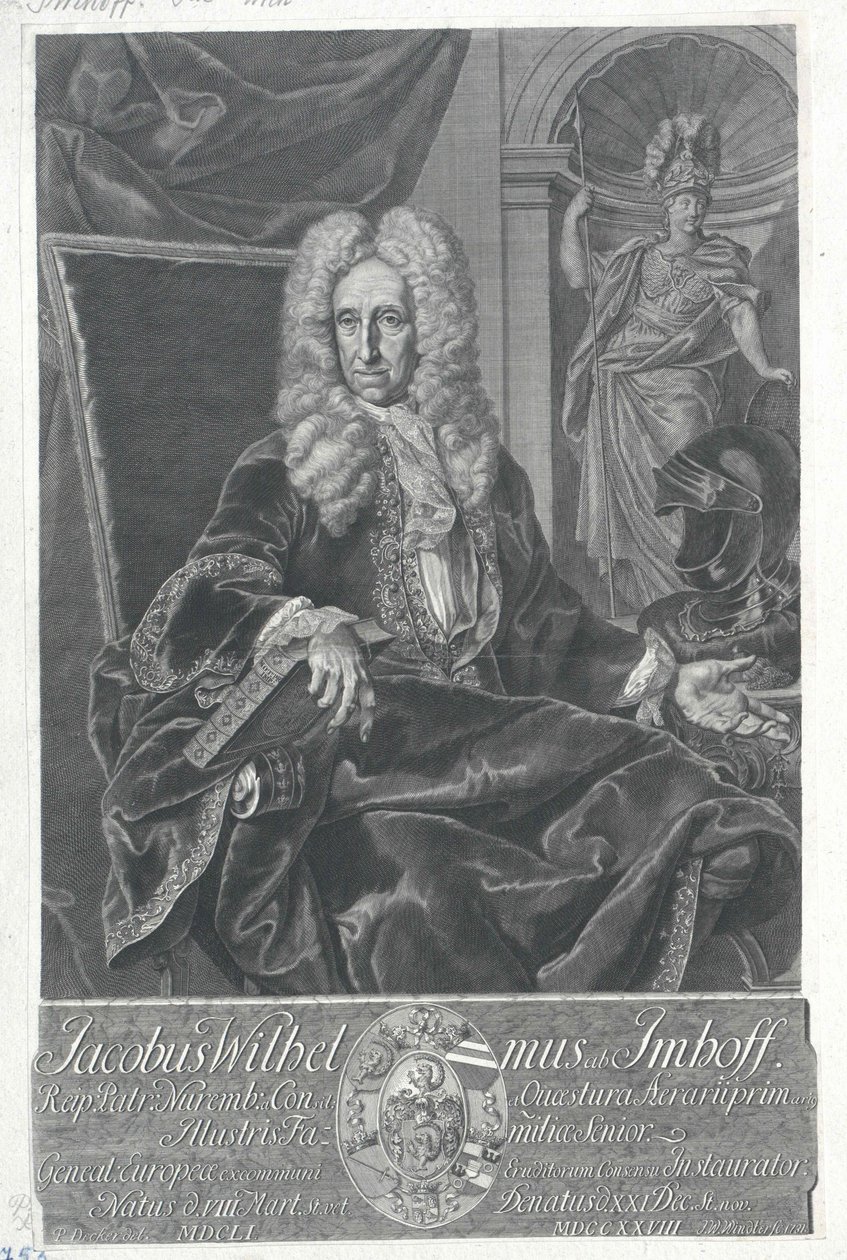 Jakob Wilhelm Imhof alkotó: Artist Unknown