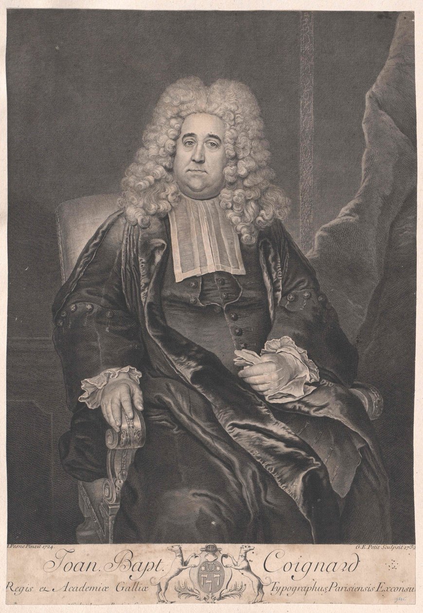 Jean Baptiste Coignard alkotó: Artist Unknown
