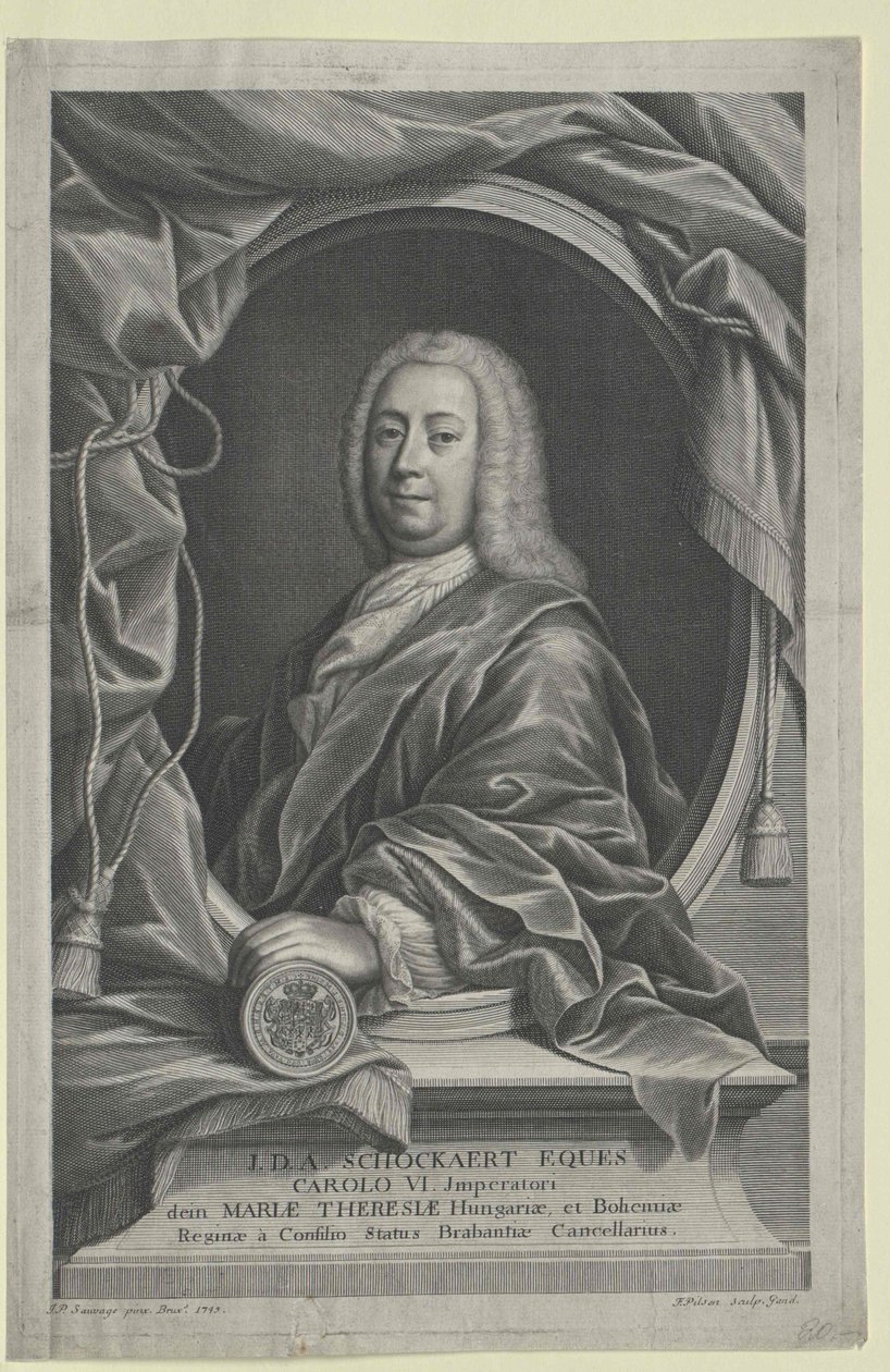 Jean Daniel Antoine Comte de Thirimont Scockart (nyomtatás) alkotó: Artist Unknown