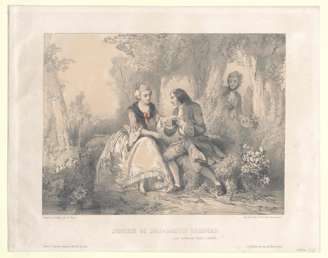 Jean Jacques Rousseau alkotó: Artist Unknown