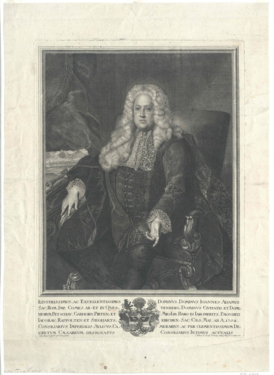 Johann Adam gróf von Questenberg alkotó: Artist Unknown
