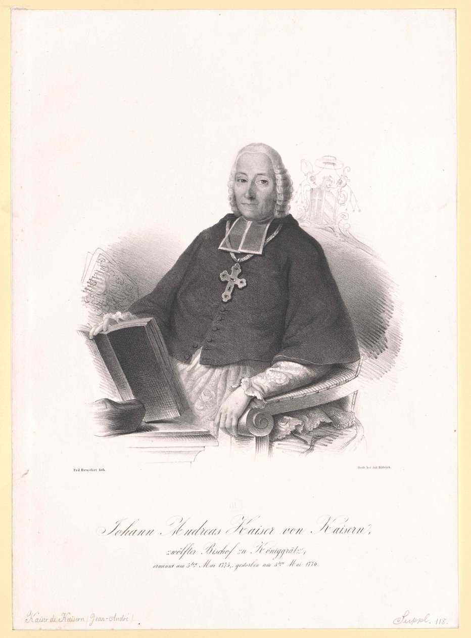 Johann Andreas von Kaiser-Kaisern alkotó: Artist Unknown