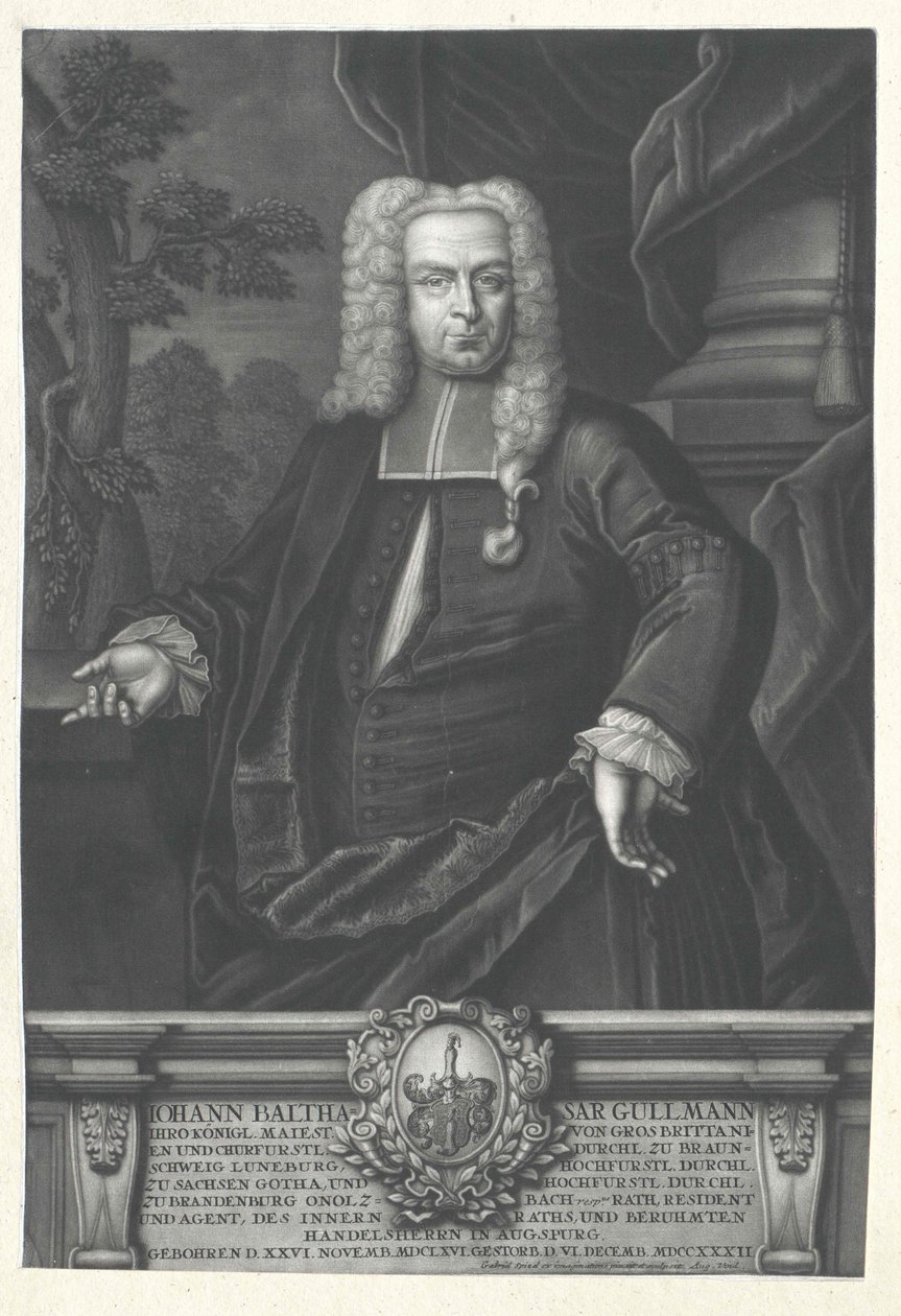Johann Balthazar Gullmann úr alkotó: Artist Unknown
