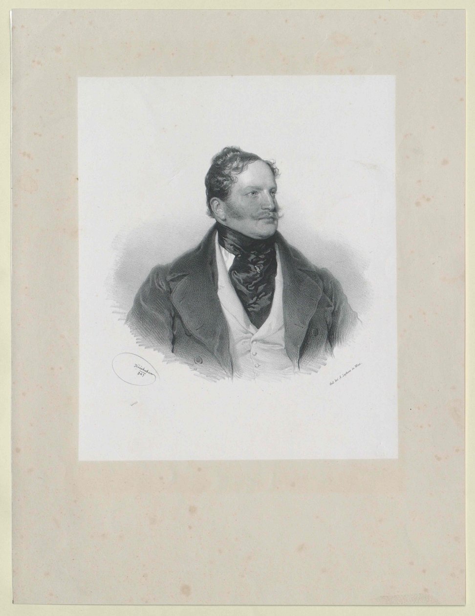 Johann Franz gróf Hardegg (nyomtatás) alkotó: Artist Unknown