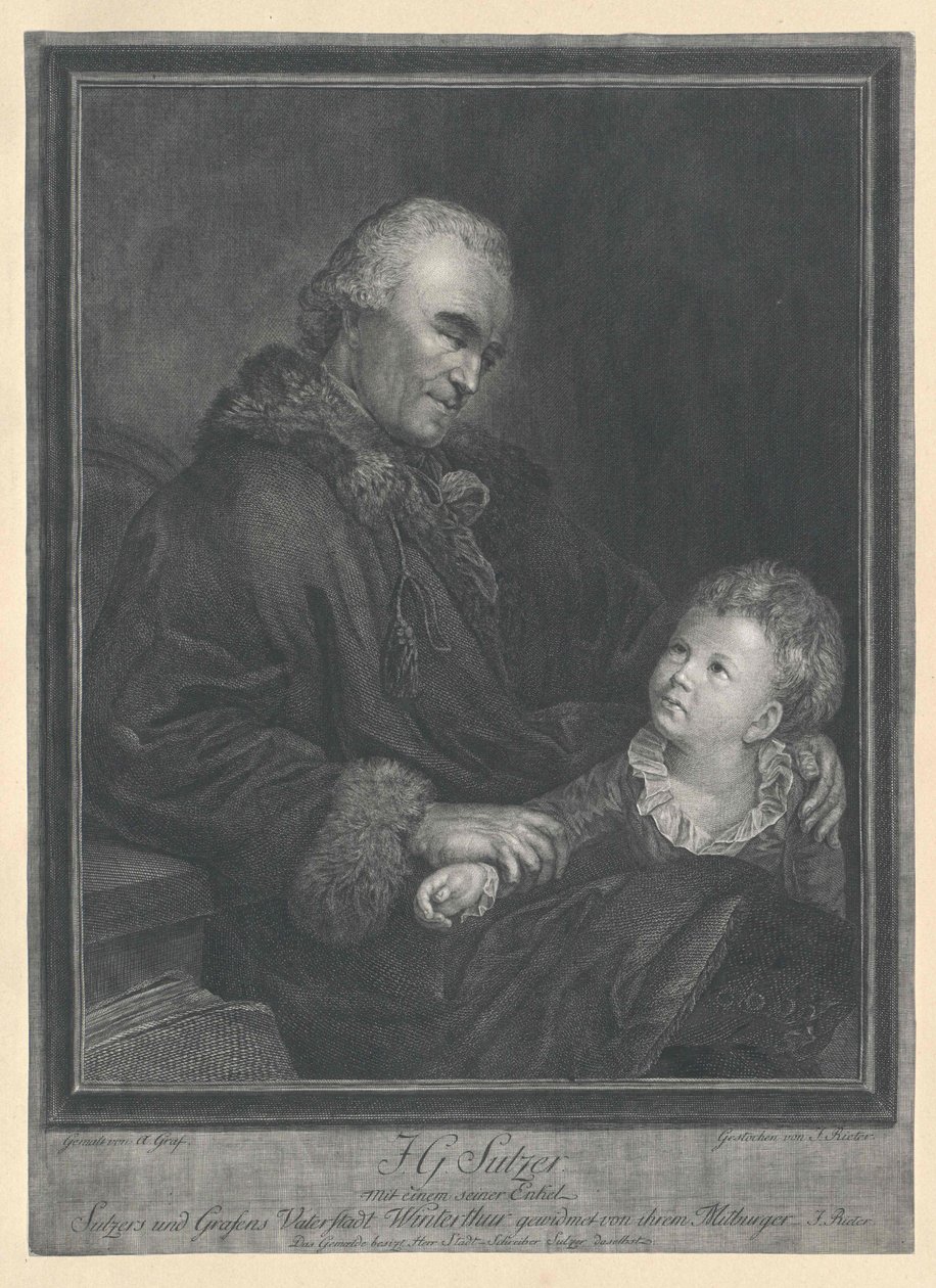 Johann Georg Sulzer alkotó: Artist Unknown