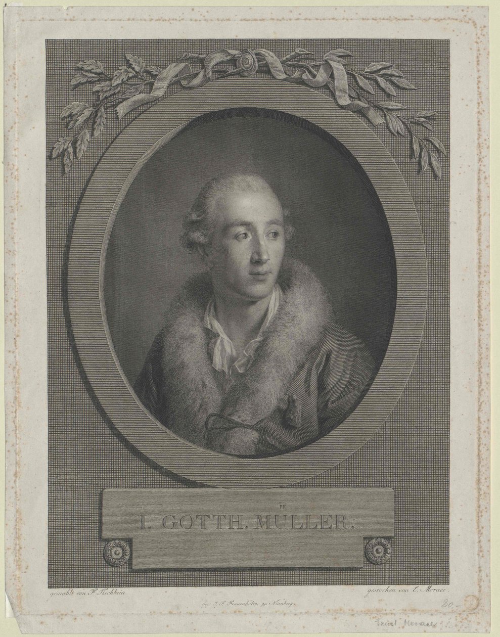 Johann Gotthard Müller alkotó: Artist Unknown