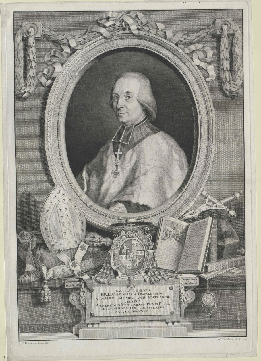 Johann Heinrich gróf Frankenberg alkotó: Artist Unknown