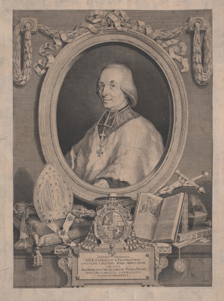 Johann Henry gróf Frankenberg alkotó: Artist Unknown