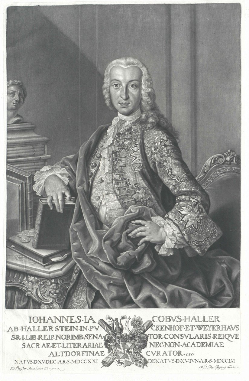 Johann Jacob Haller von Hallerstein alkotó: Artist Unknown
