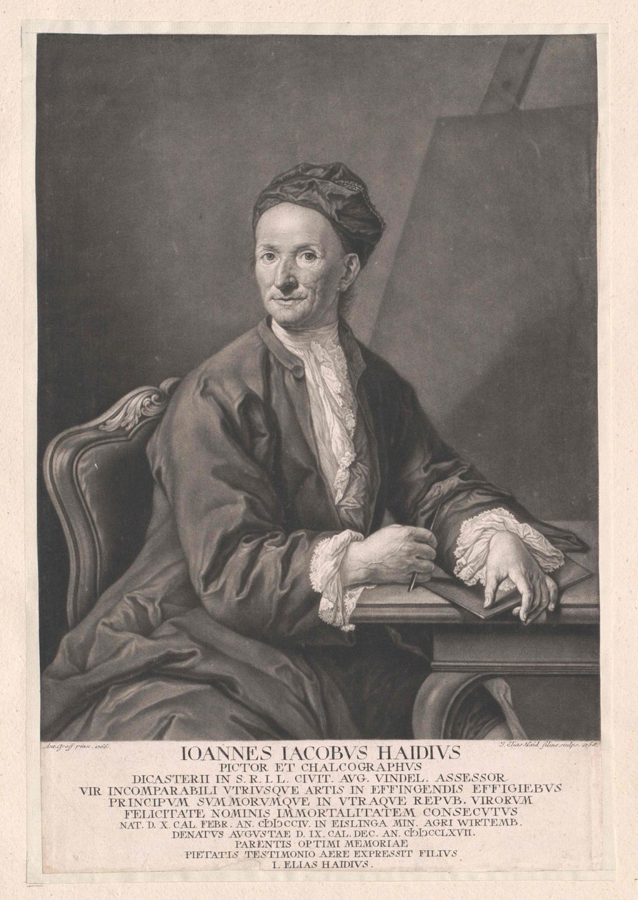 Johann Jakob Haid alkotó: Artist Unknown