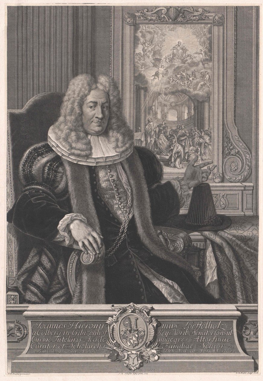 Johann Jerome Loeffelholz Colbergből alkotó: Artist Unknown
