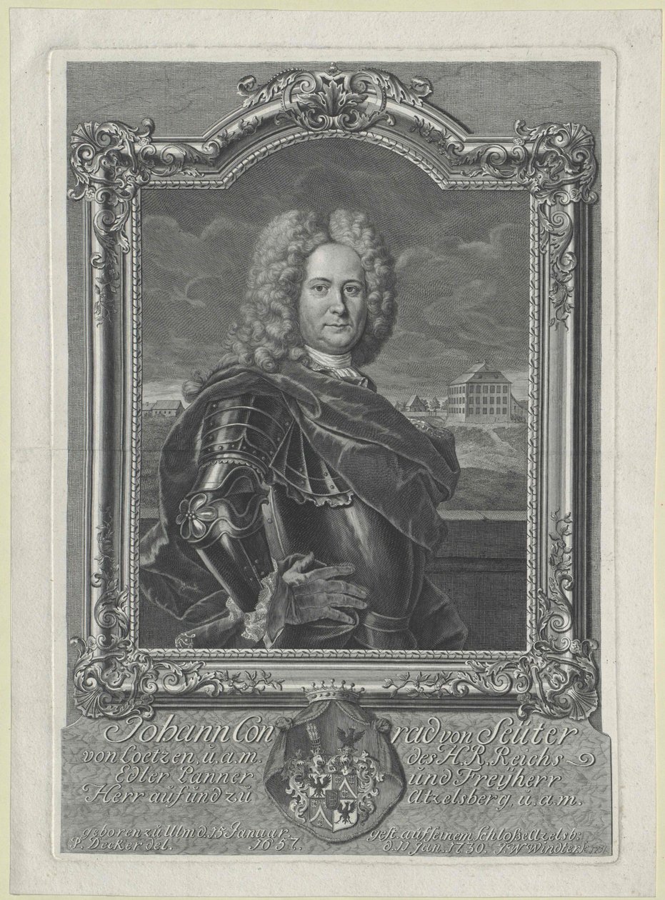 Johann Konrad báró Seutter-Loetzen alkotó: Artist Unknown