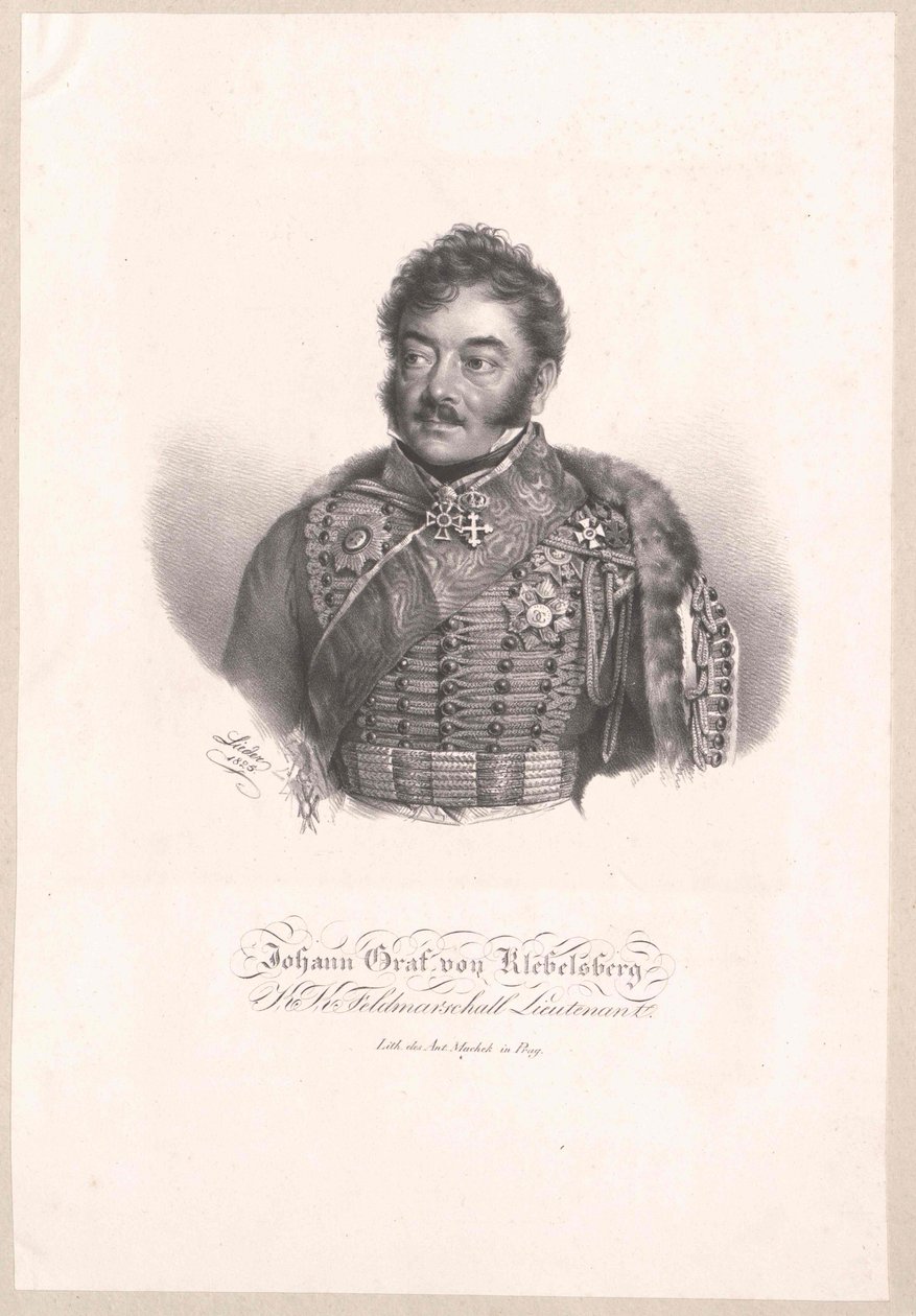 Johann Nepomuk Klebelsberg grófja alkotó: Artist Unknown
