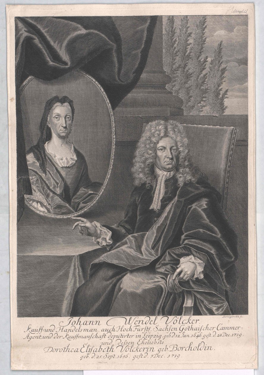 Johann Wendel Voelcker (nyomtatás) alkotó: Artist Unknown
