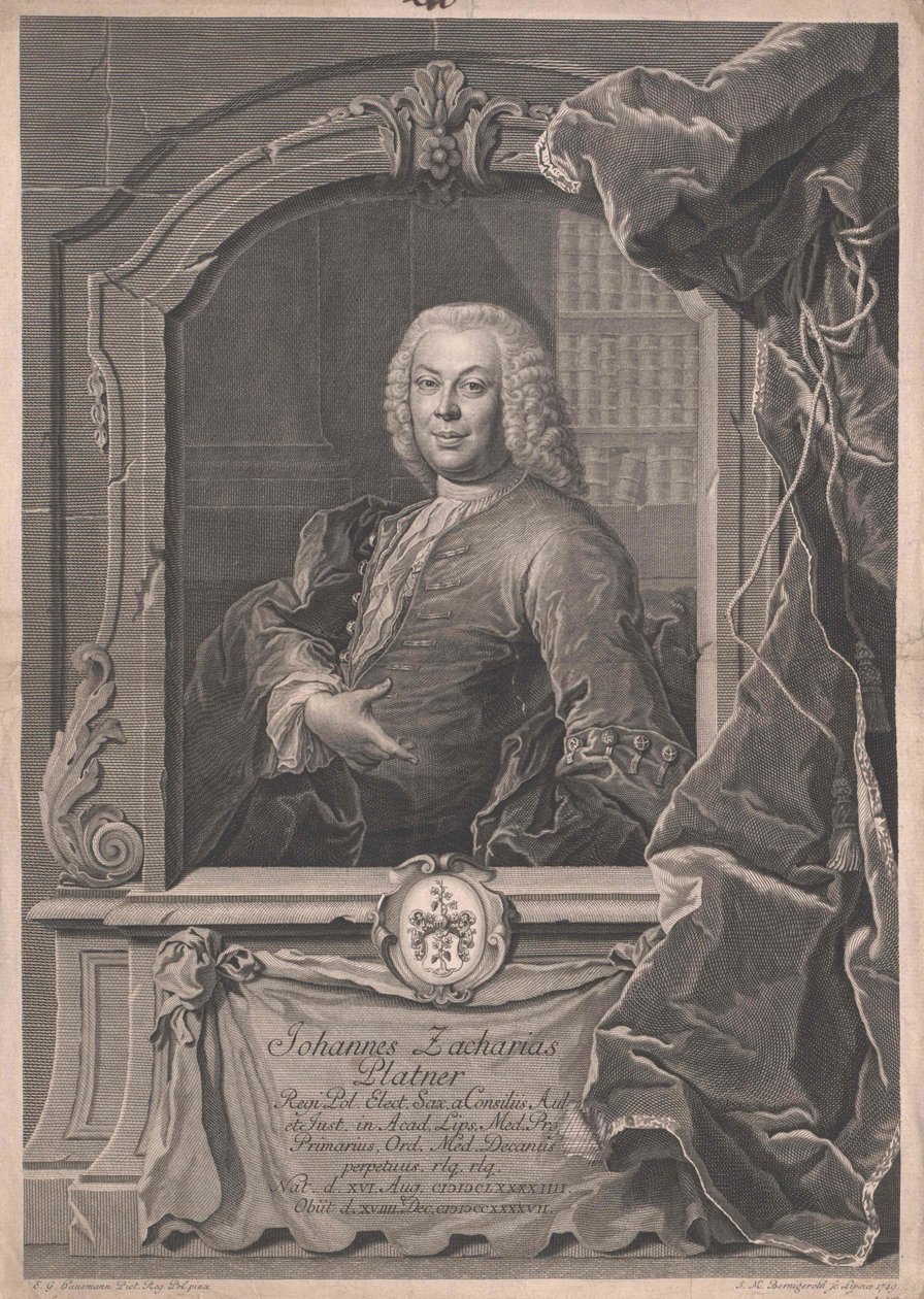 Johann Zachariah Platner alkotó: Artist Unknown