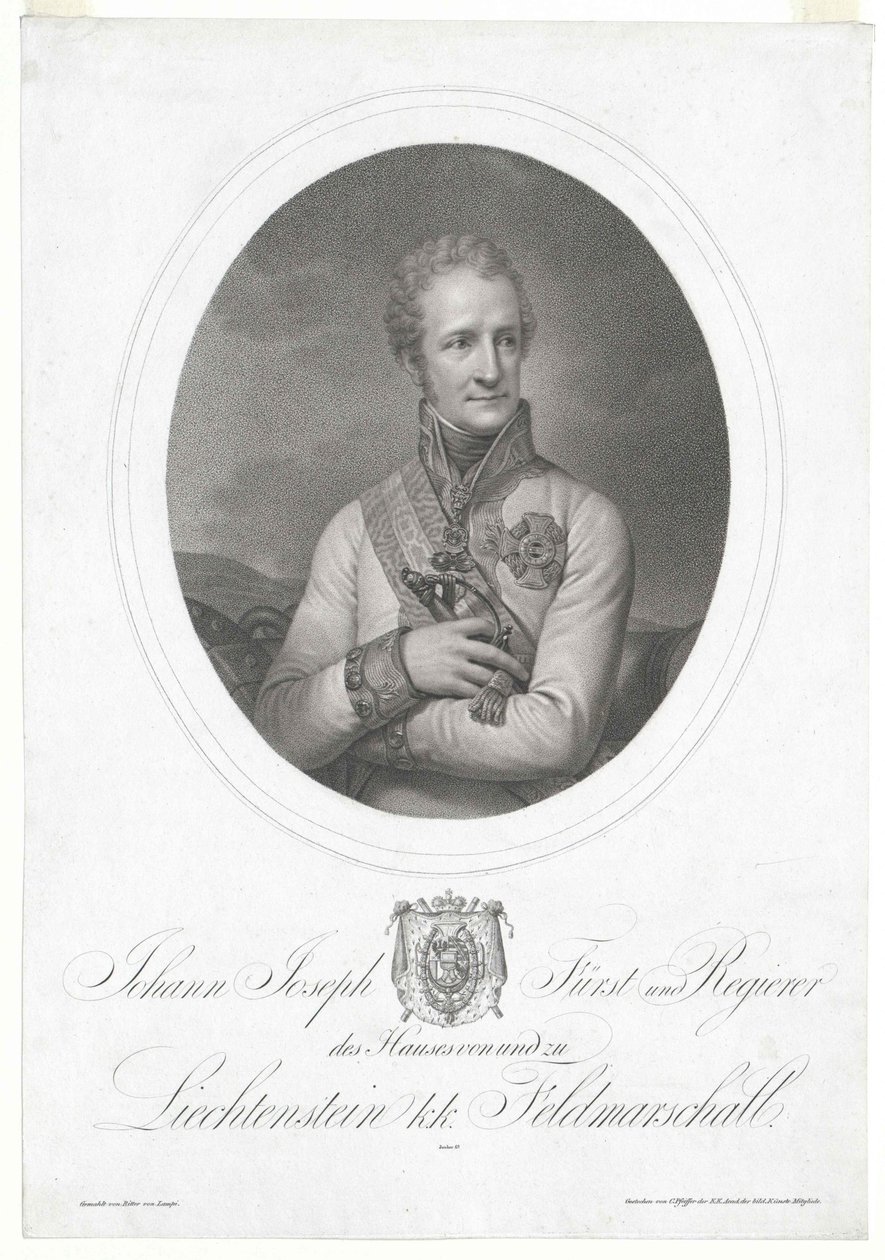 Johann liechtensteini gróf alkotó: Artist Unknown