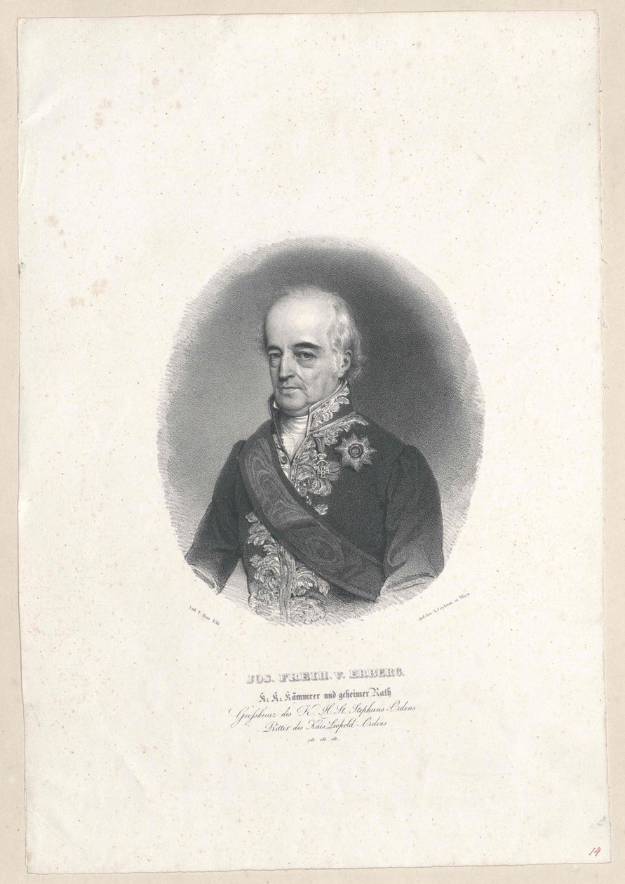 Joseph Augustin báró von Erberg alkotó: Artist Unknown