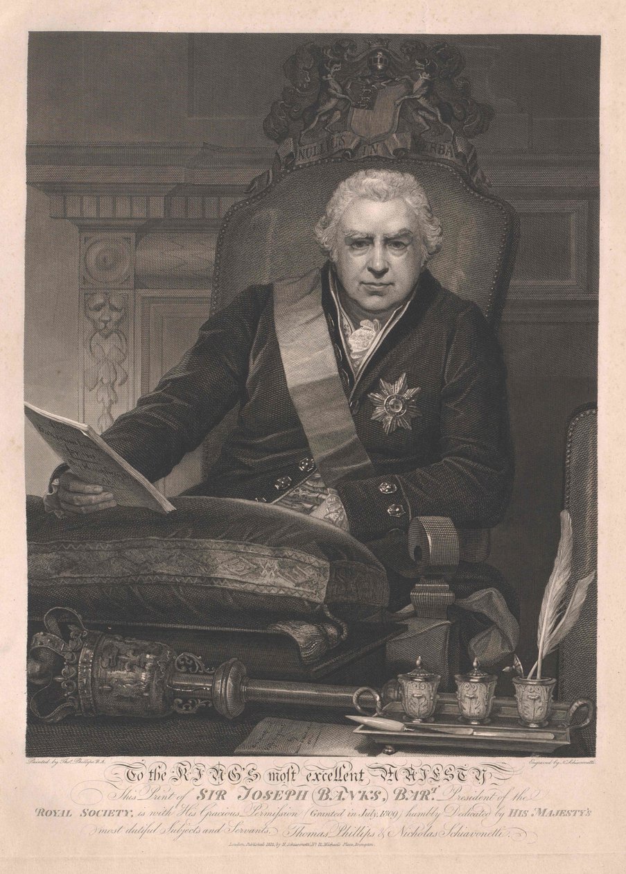 Joseph báró Banks alkotó: Artist Unknown