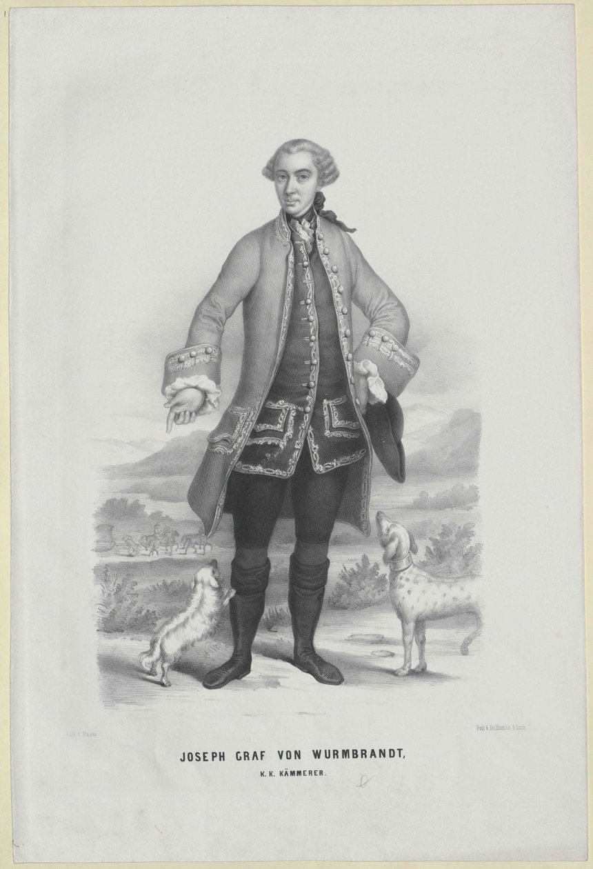 Joseph gróf Wurmbrand alkotó: Artist Unknown