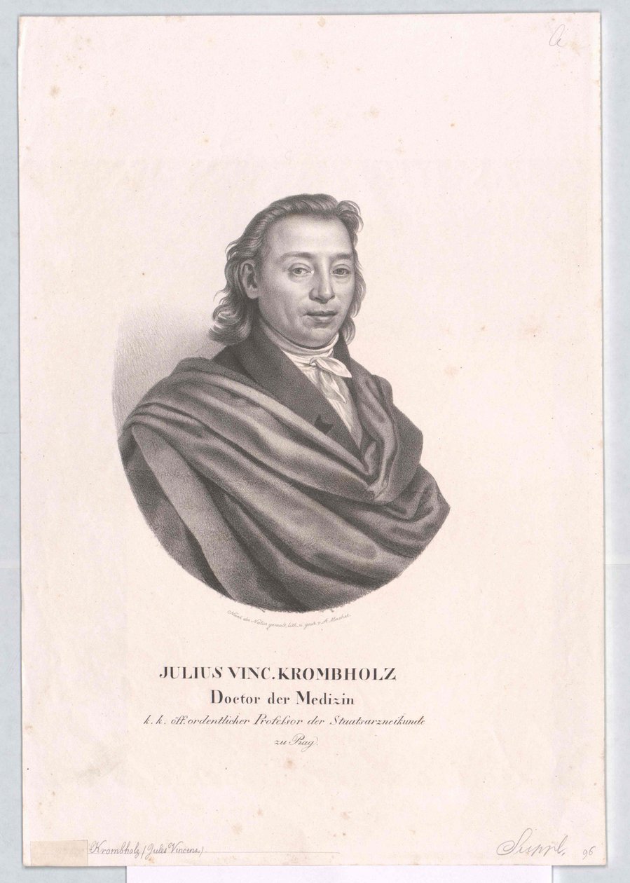 Julius Vincent drága von Krombholz alkotó: Artist Unknown