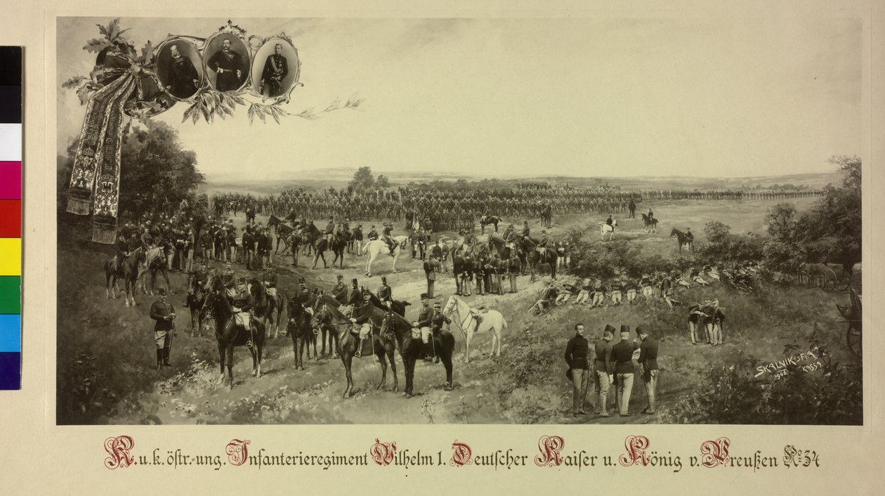 K. és k. 34. számú osztrák-magyar gyalogezred alkotó: Artist Unknown