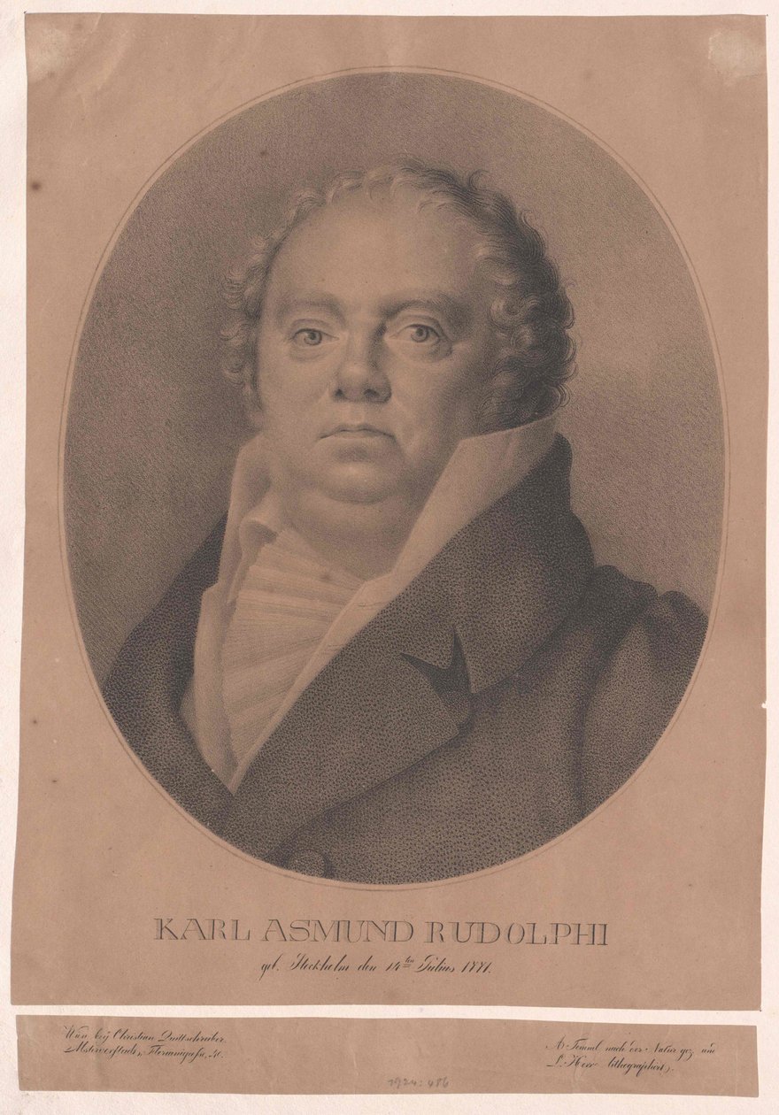 Karl Asmund Rudolphi alkotó: Artist Unknown