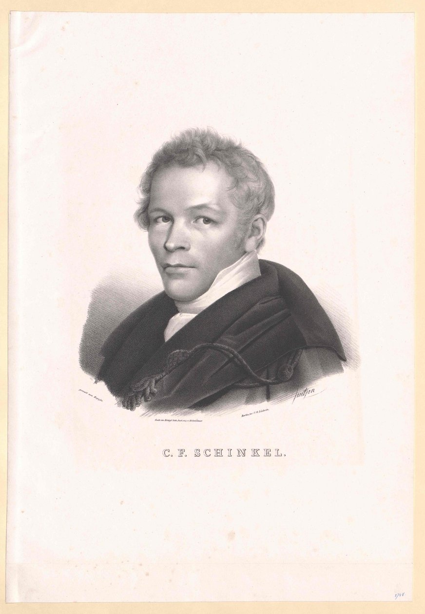 Karl Friedrich Schinkel alkotó: Artist Unknown
