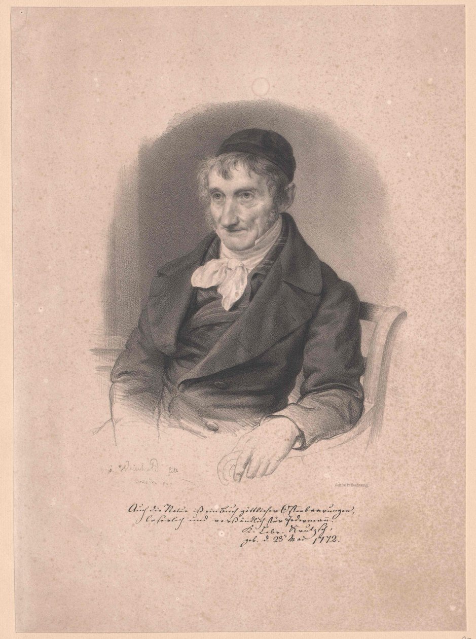 Karl Lebrecht Krutzsch (nyomtatás) alkotó: Artist Unknown