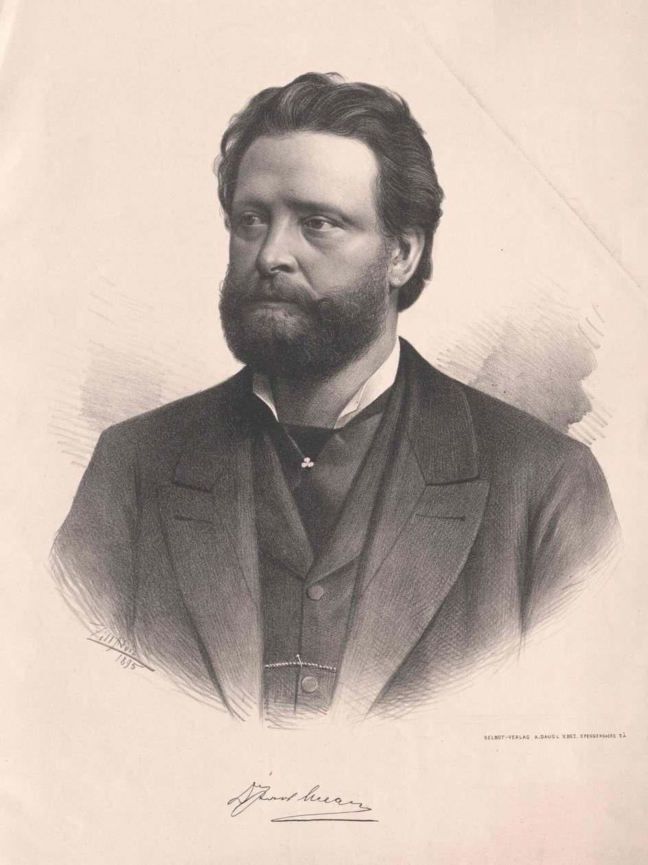 Karl Lueger (nyomtatás) alkotó: Artist Unknown