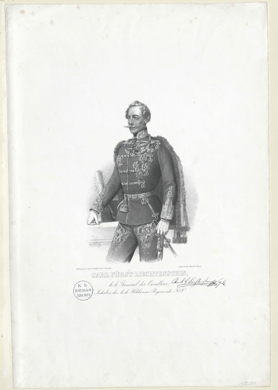 Károly liechtensteini herceg alkotó: Artist Unknown