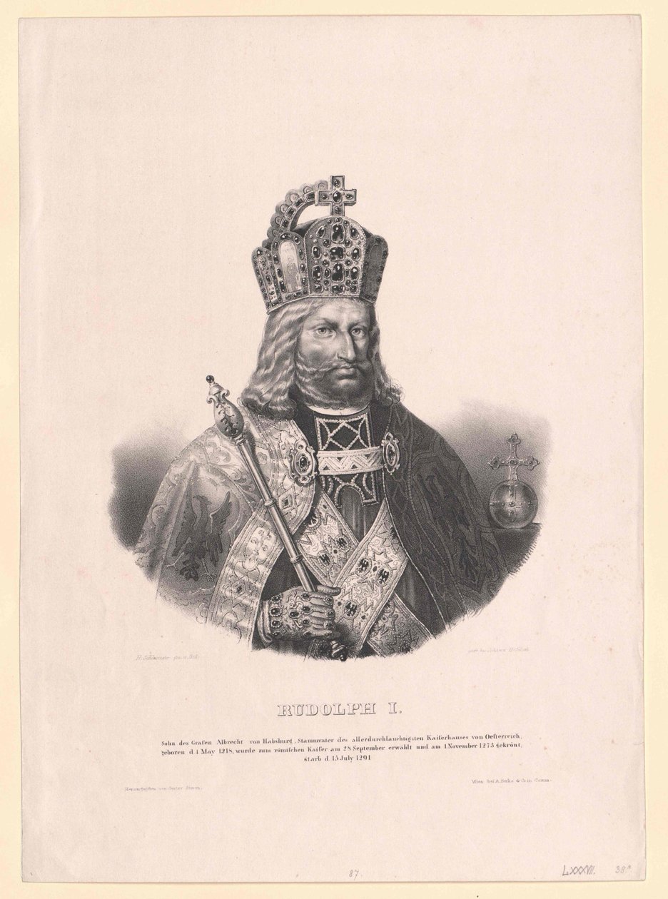 I. Habsburg Rudolf király alkotó: Artist Unknown