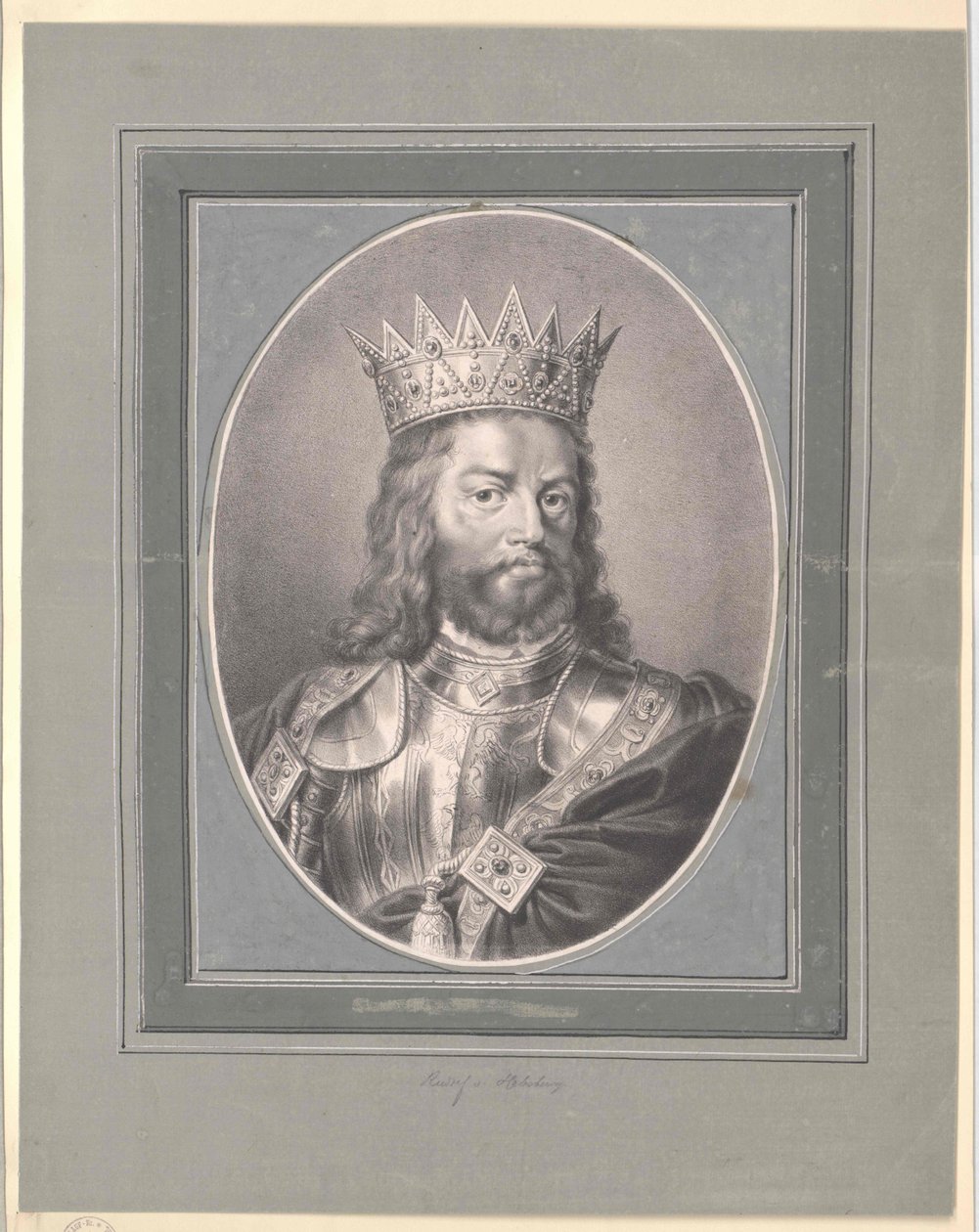 I. Habsburg Rudolf király alkotó: Artist Unknown