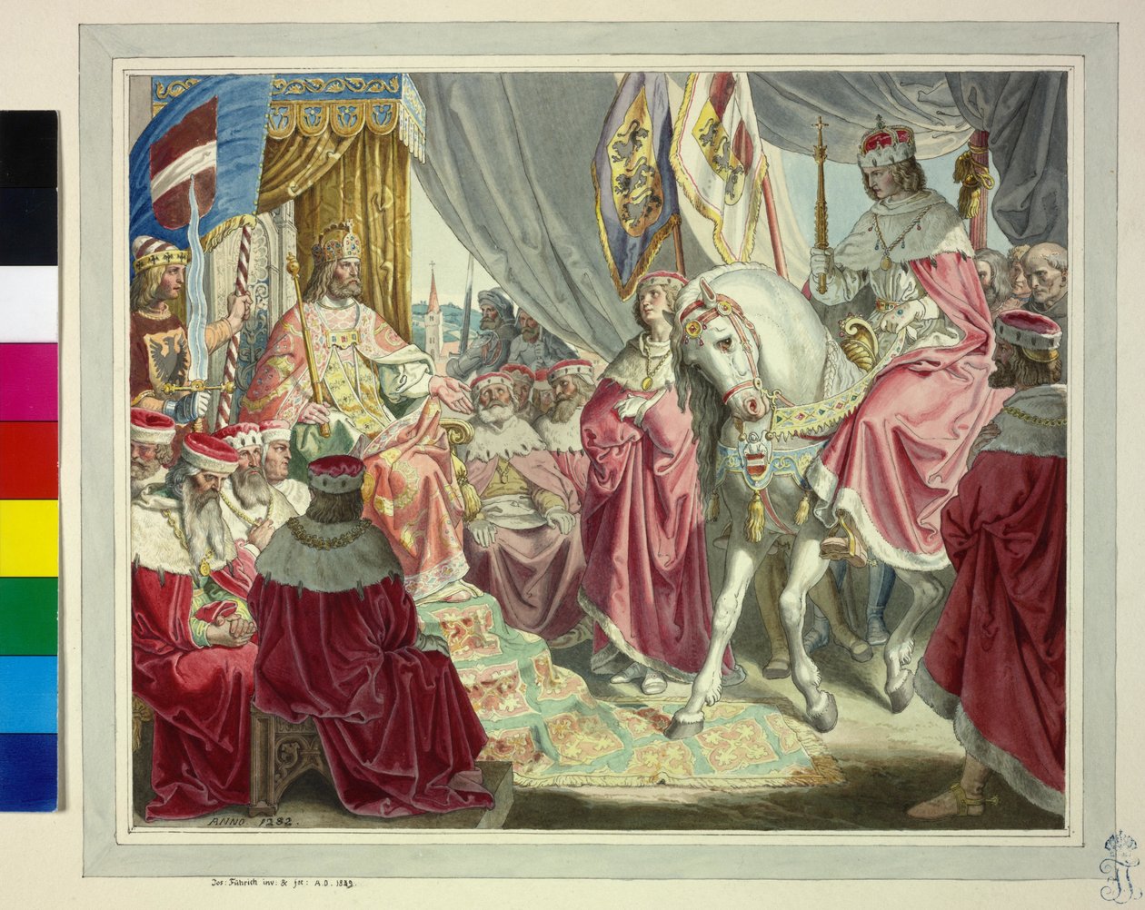 I. Habsburg Rudolf király alkotó: Artist Unknown