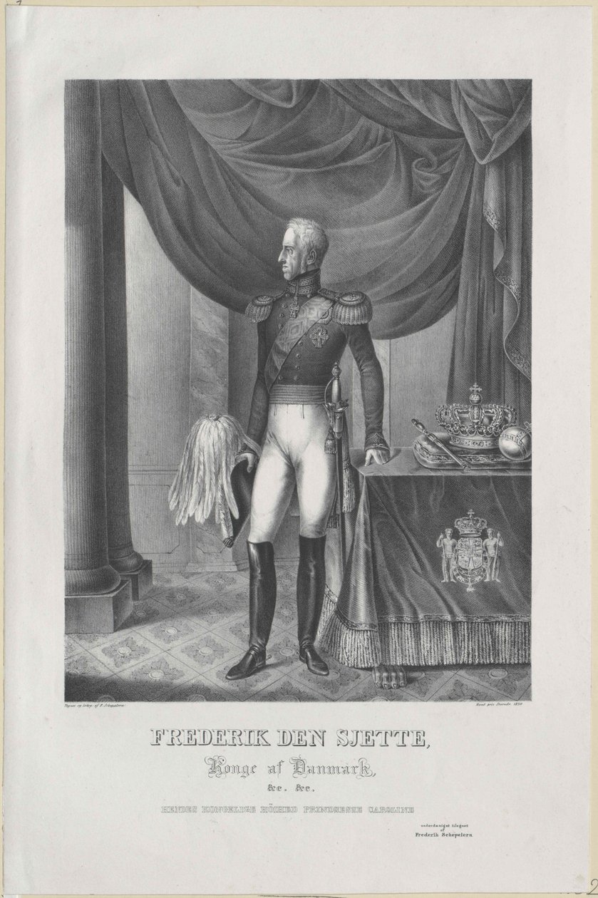 VI. Frigyes dán király alkotó: Artist Unknown