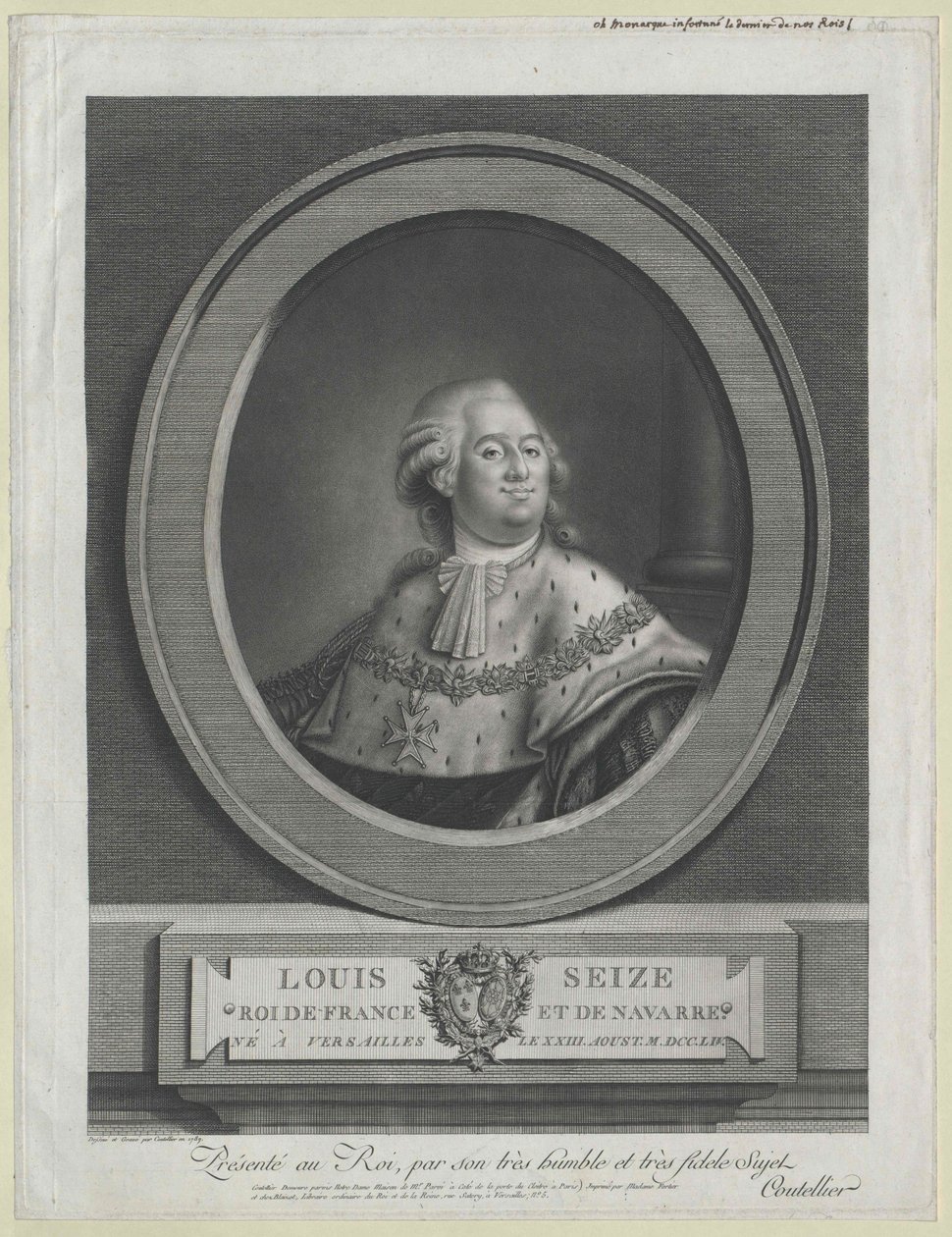 XVI. Lajos francia király alkotó: Artist Unknown