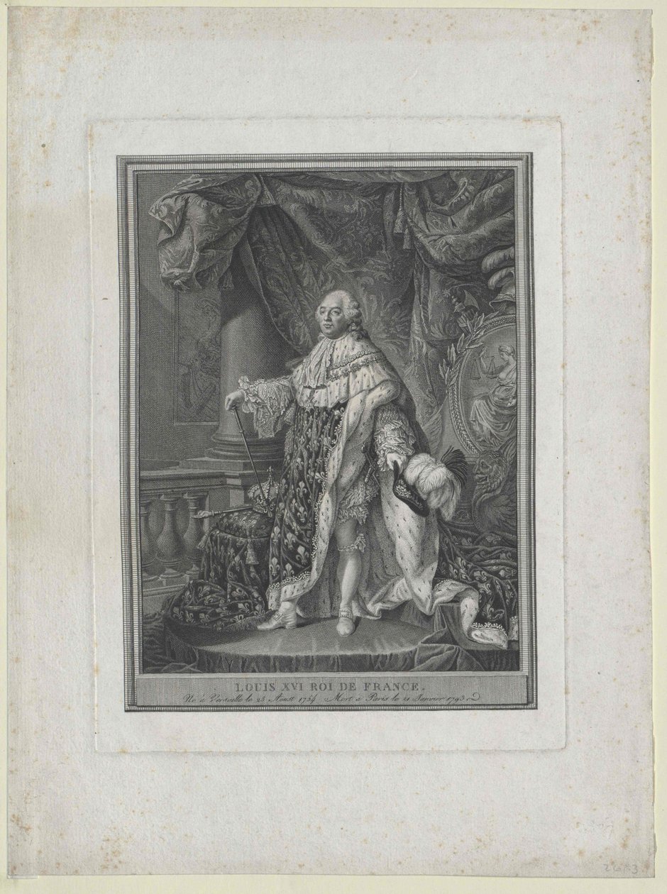 XVI. Lajos francia király alkotó: Artist Unknown