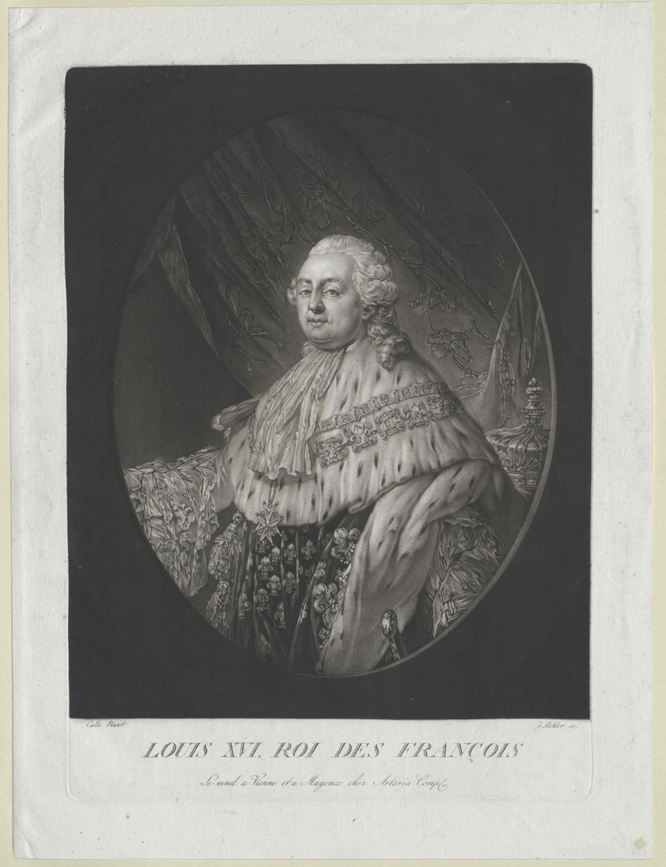 XVI. Lajos francia király alkotó: Artist Unknown