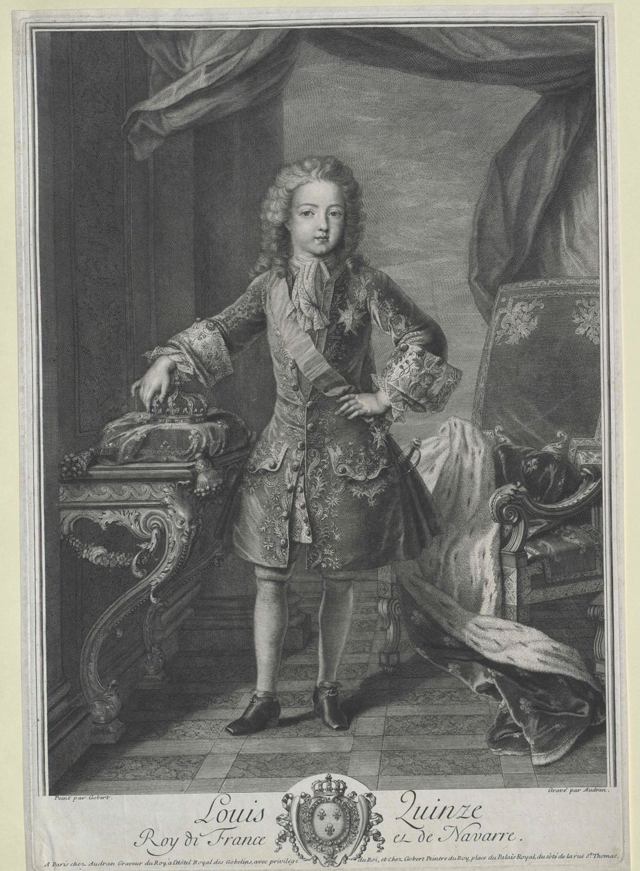 XV. Lajos francia király alkotó: Artist Unknown