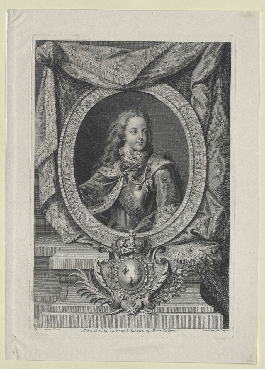 XV. Lajos francia király alkotó: Artist Unknown