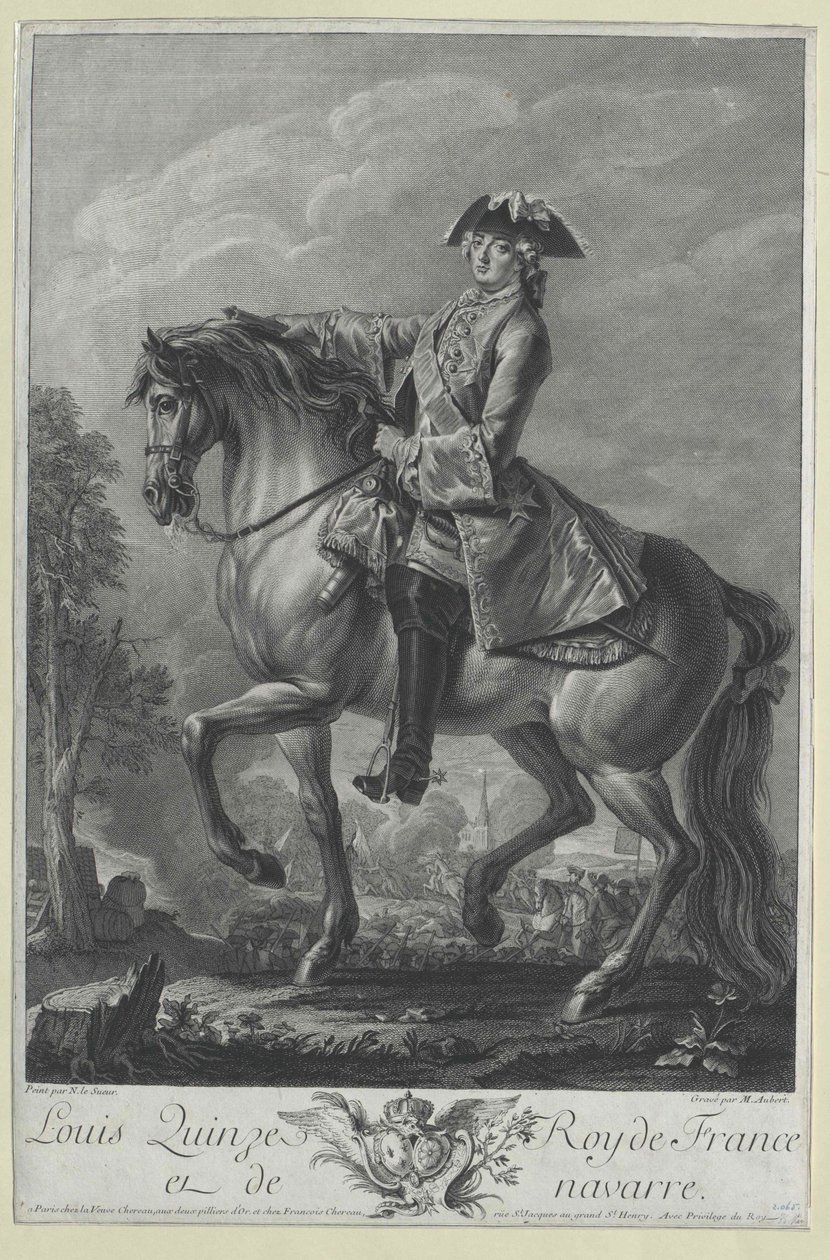 XV. Lajos francia király alkotó: Artist Unknown